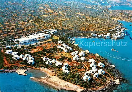 AK / Ansichtskarte Aghios_Nicolaos Fliegeraufnahme Minos Beach Aghios_Nicolaos