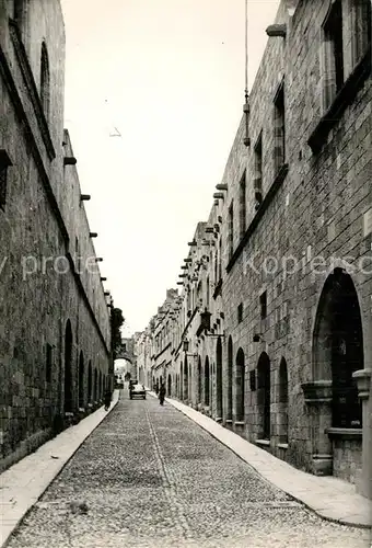 AK / Ansichtskarte Rhodos_Rhodes_aegaeis Rue des Chevaliers Rhodos_Rhodes_aegaeis