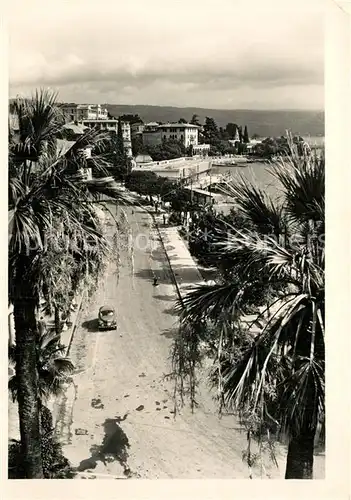 AK / Ansichtskarte Opatija_Istrien Uferpromenade Opatija_Istrien