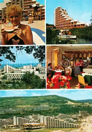 AK / Ansichtskarte Albena Hotelanlagen Swimmingpool Restaurant Albena