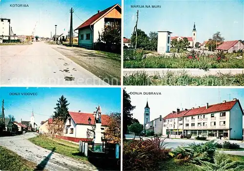 AK / Ansichtskarte Kroatien_Croatia Kotoriba Marija na Muri Donji Vidovec Donja Dubrava Kroatien Croatia