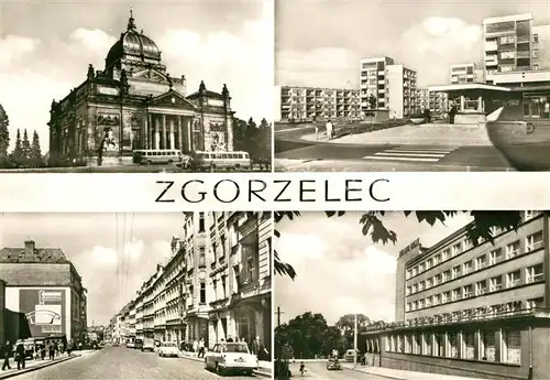 AK / Ansichtskarte Zgorzelec Miesky Dom Kultury Dreiradenmuehle Hotel Pod Orlem Zgorzelec