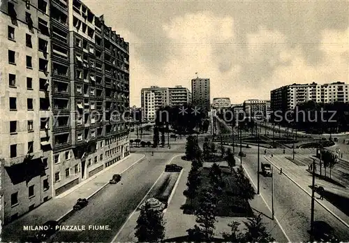 AK / Ansichtskarte Milano Piazzale Fjume Milano