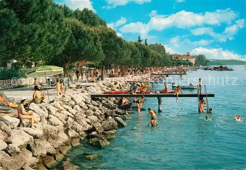 AK / Ansichtskarte Lazise_Lago_di_Garda Ufer Strand Lazise_Lago_di_Garda