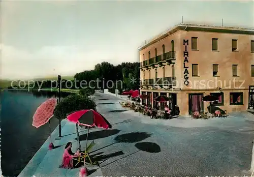 AK / Ansichtskarte Lazise_Lago_di_Garda Hotel Miralago Lazise_Lago_di_Garda