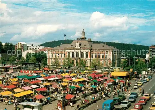 AK / Ansichtskarte Kuopio Marktplatz Kuopio