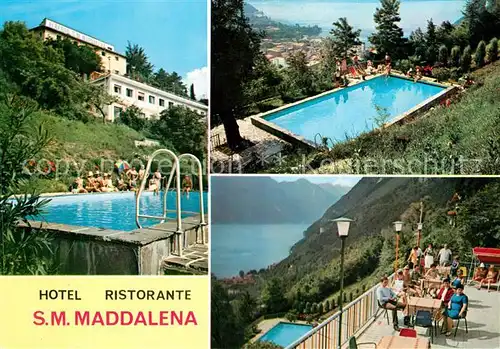 AK / Ansichtskarte Riva_Garda Hotel Ristorante S M Maddalena Riva_Garda