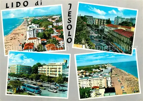 AK / Ansichtskarte Lido_di_Jesolo Fliegeraufnahme Piazza Mazzini Via Goffrede Mameli Lido_di_Jesolo