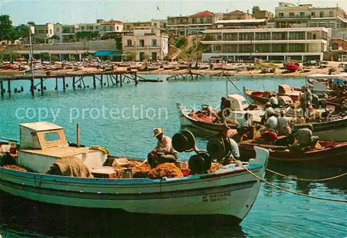 AK / Ansichtskarte Thessaloniki Mihaniona Hafen Thessaloniki