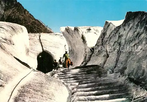 AK / Ansichtskarte Chamonix Eingang zur Grotte Chamonix