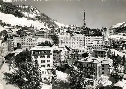 AK / Ansichtskarte St_Moritz_Dorf_GR Winterlandschaft St_Moritz_Dorf_GR