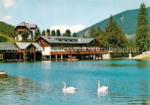 AK / Ansichtskarte Lunz_See_Niederoesterreich Grubmayers Seeterrasse Lunzersee Lunz_See_Niederoesterreich
