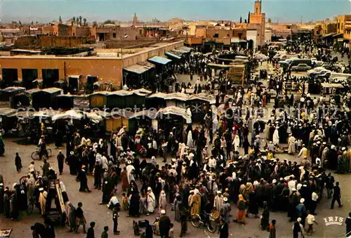 AK / Ansichtskarte Marrakech_Marrakesch Marktplatz Marrakech Marrakesch
