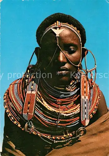 AK / Ansichtskarte Kenya Samburu Woman Kenya