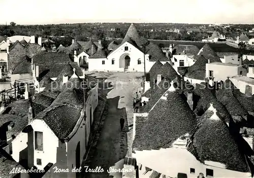 AK / Ansichtskarte Alberobello_Apulien Zona del Trullo Sovrano Alberobello Apulien