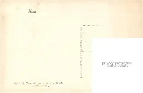 AK / Ansichtskarte Jicin Villa Libosad Jicin