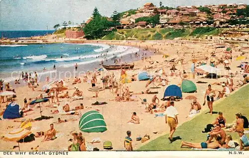 AK / Ansichtskarte Sydney_New_South_Wales Dee Why Beach Sydney_New_South_Wales