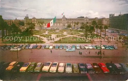 AK / Ansichtskarte Mexico_City Palacio Nacional y Zocalo Mexico City