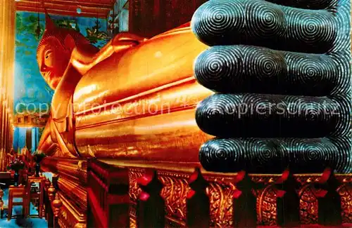 AK / Ansichtskarte Bangkok Reclining Buddha at Wat Pho Bangkok