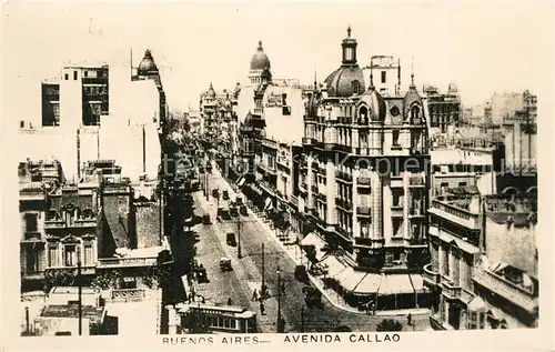 AK / Ansichtskarte Buenos_Aires Avenida Callao Buenos Aires