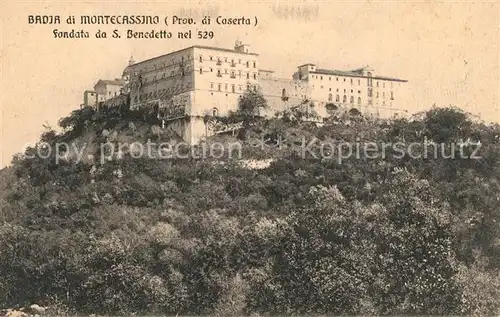 AK / Ansichtskarte Montecassino Badia Fondata da San Benedetto Montecassino