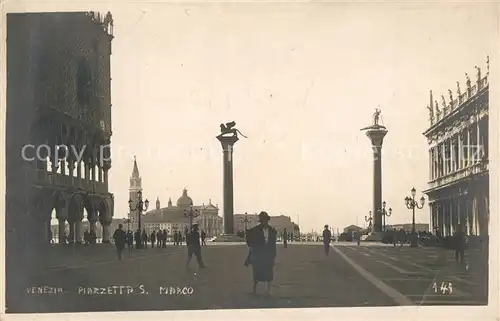 AK / Ansichtskarte Venezia_Venedig Piazetta San Marco Venezia Venedig