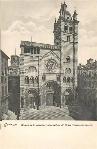 AK / Ansichtskarte Genova_Genua_Liguria Chiesa di San Lorenzo  Genova_Genua_Liguria