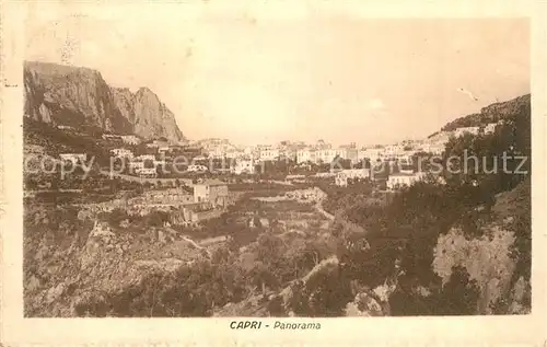 AK / Ansichtskarte Capri Panorama Capri
