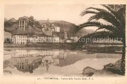 AK / Ansichtskarte Ventimiglia_Riviera_dei_Fiori Veduta della Vecchia Citta Ventimiglia_Riviera