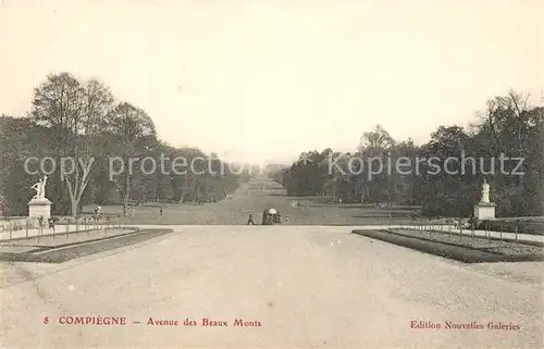 AK / Ansichtskarte Compiegne_Oise Avenue des Beaux Monts Compiegne Oise