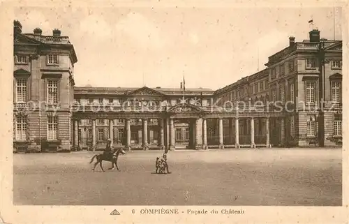 AK / Ansichtskarte Compiegne_Oise Facade du Chateau Compiegne Oise