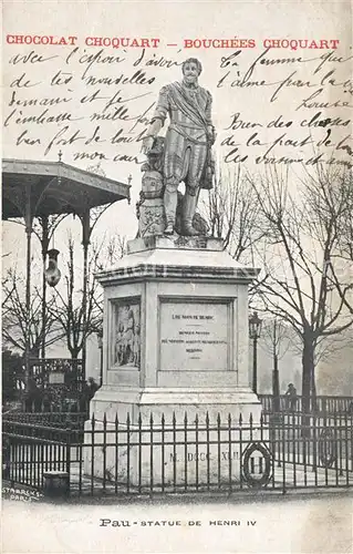 AK / Ansichtskarte Pau Statue de Henri IV Pau