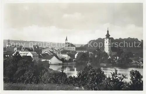 AK / Ansichtskarte Netolice_Nettolitz_Czechia Panorama Kirche 