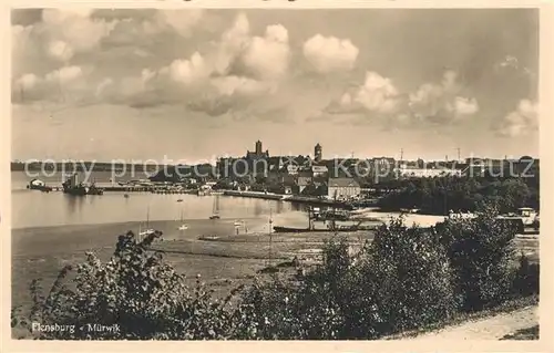 AK / Ansichtskarte Flensburg Muerwik Panorama Flensburg