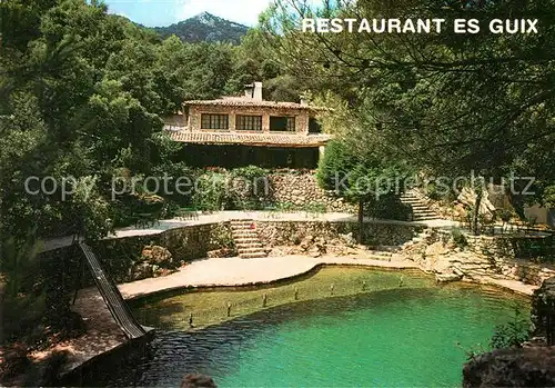 AK / Ansichtskarte Lluc Restaurant es Guix Bucht Lluc