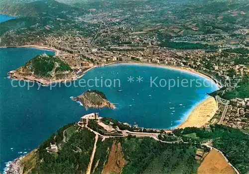 AK / Ansichtskarte San_Sebastian_Guipuzcoa Hotel Monte Igueldo vista aerea San_Sebastian_Guipuzcoa