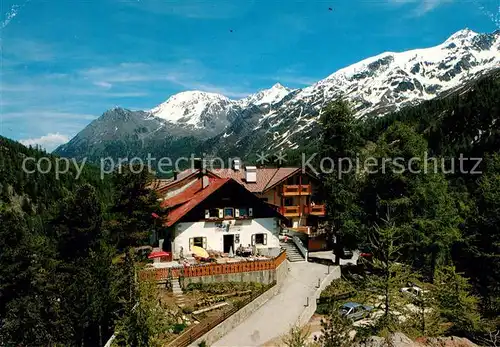 AK / Ansichtskarte Hintermartell Alpengasthof Enzian Ortlergebiet Hintermartell