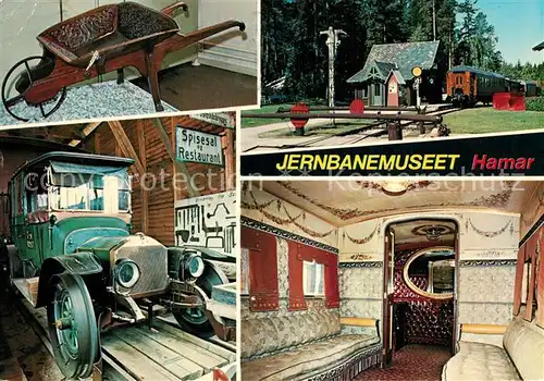 AK / Ansichtskarte Hamar Jernbanemuseet Railway Museum Hamar