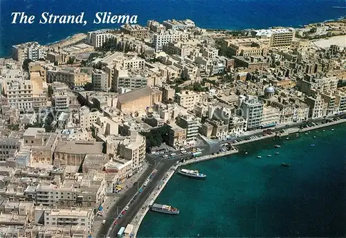 AK / Ansichtskarte Sliema The Strand aerial view Sliema