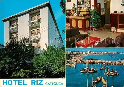 AK / Ansichtskarte Cattolica Hotel Riz Hafen Cattolica