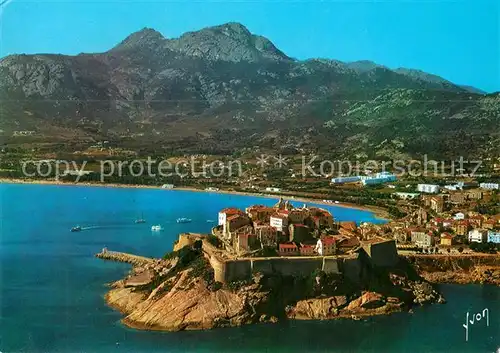 AK / Ansichtskarte Calvi Citadelle vue aerienne Collection Couleurs et Lumiere de France Calvi