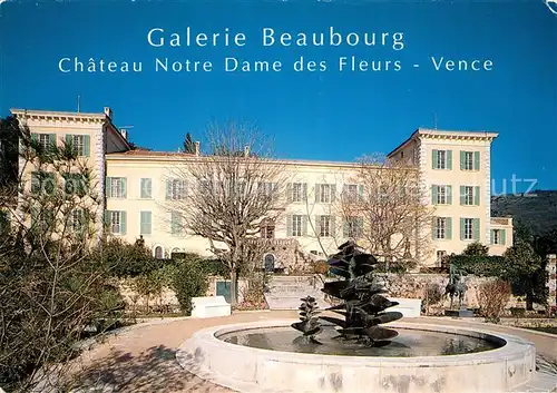 AK / Ansichtskarte Vence la Jolie Galerie Beaubourg Chateau Notre Dame des Fleurs Vence la Jolie