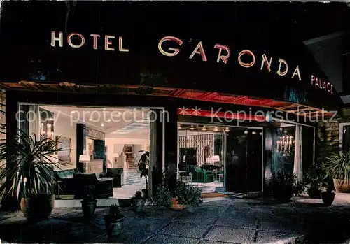 AK / Ansichtskarte Palma_de_Mallorca Hotel Garonda Palace Nachtaufnahme Palma_de_Mallorca
