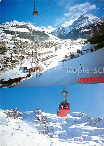 AK / Ansichtskarte Engelberg_OW Bergbahnen Wintersportplatz Alpen Engelberg OW