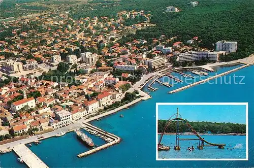 AK / Ansichtskarte Biograd Fliegeraufnahme Badestrand Biograd