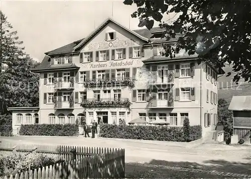 AK / Ansichtskarte Jakobsbad Kurhaus  Jakobsbad