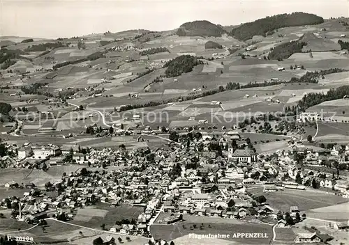 AK / Ansichtskarte Appenzell_IR Fliegeraufnahme Appenzell IR