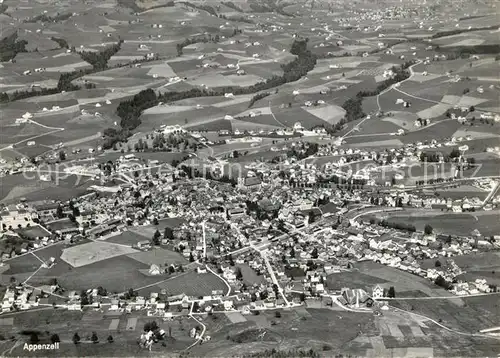 AK / Ansichtskarte Appenzell_IR Fliegeraufnahme Appenzell IR