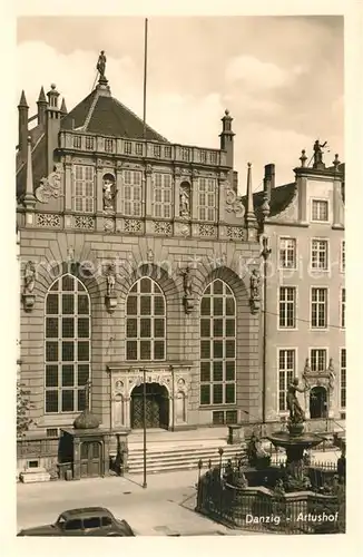 AK / Ansichtskarte Danzig_Westpreussen Artushof Danzig_Westpreussen