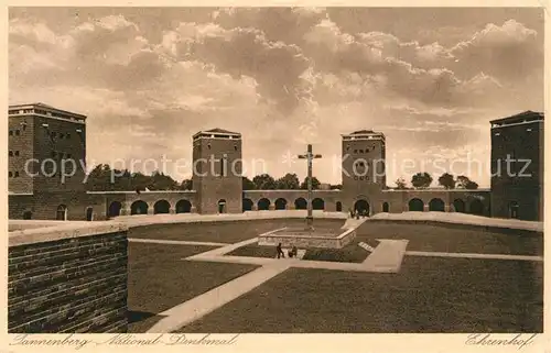 AK / Ansichtskarte Tannenberg_Ostpreussen National Denkmal Ehrenhof Tannenberg_Ostpreussen